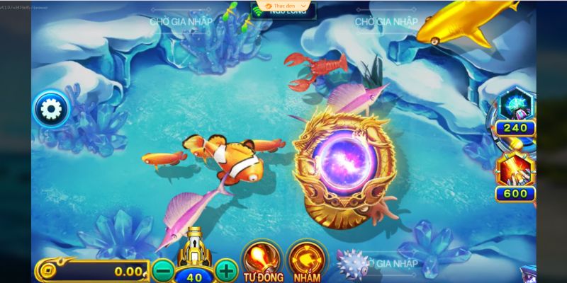 Đồ họa game Ngũ Long Bắn Cá đẹp, sắc nét